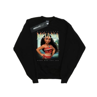 Disney Mens Moana Montage Sweatshirt (Black)
