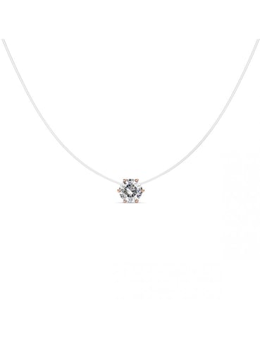 Mermaid's Tears Necklace - Rose Gold and Crystal