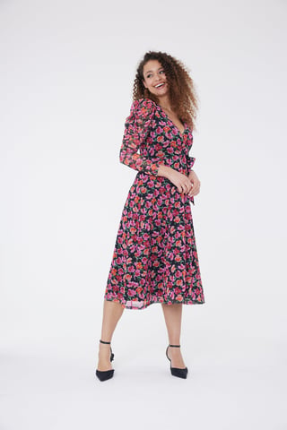 Serena Floral Print Dress