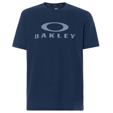 Oakley Short Sleeve Crew Neck Navy Blue Mens O Bark T-Shirt 457130 6AC