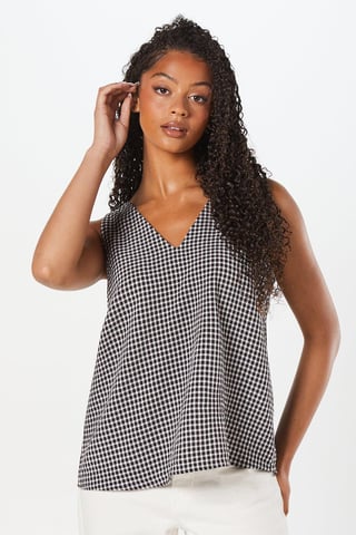 Tall Gingham Built Up Cami