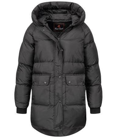 Rock Creek Winterjacke Schwarz
