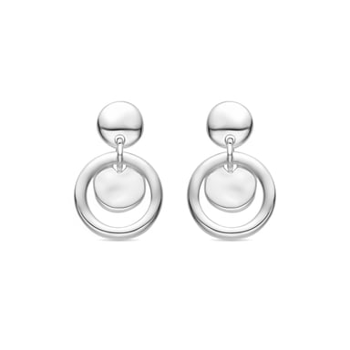 Luxenter rhodium plated earrings - Issum