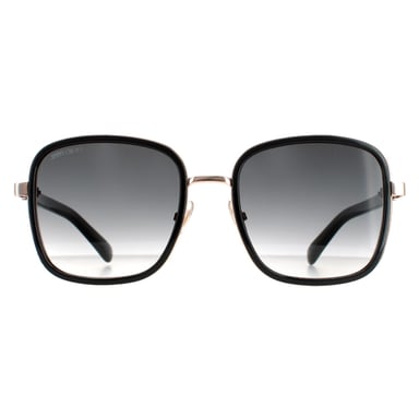 Jimmy Choo Square Womens Black Gold Grey Gradient Elva/S