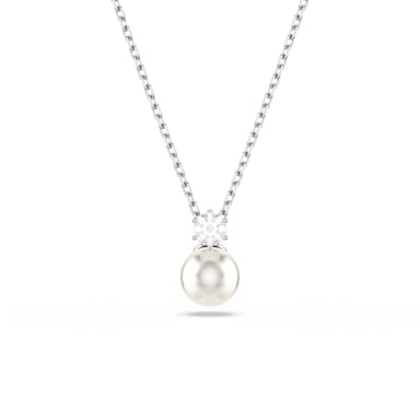 Swarovski 'Matrix' Women's Base Metal Necklace - Silver 5693897