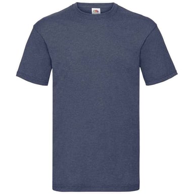 Fruit of the Loom Mens Valueweight T-Shirt (Vintage Heather Navy)