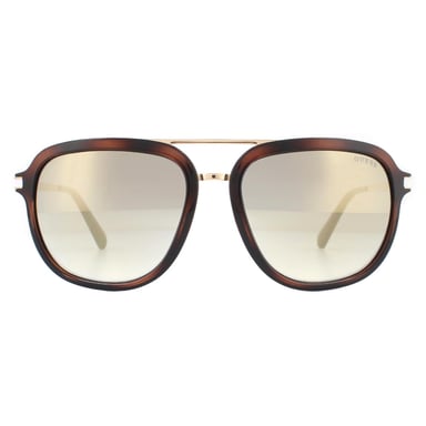 Guess Sunglasses GU6965 52C Dark Havana Pink Mirror