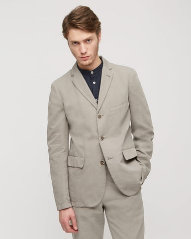Cotton Linenen 3 Button Jacket