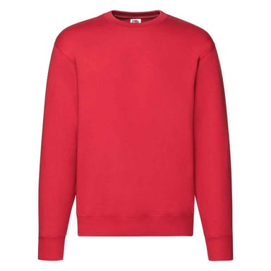 Fruit of the Loom Mens Premium Drop Shoulder Sweatshirt (Red)