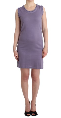 John Galliano Women's Purple cotton jersey dress