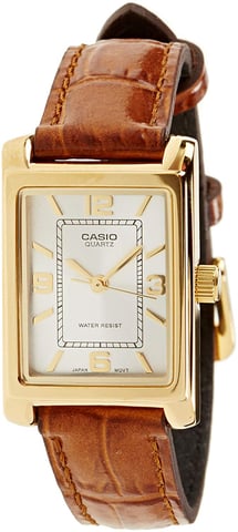 Casio Casio Collection dameshorloge Bruin LTP-1234PGL-7AEF