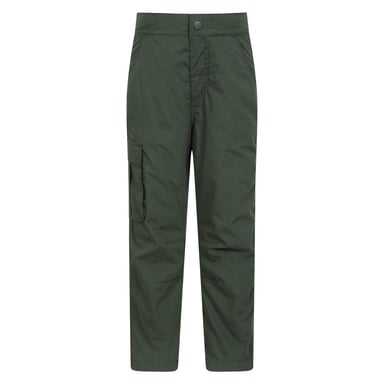 Mountain Warehouse Childrens/Kids Trek Winter Hiking Trousers (Khaki Green)