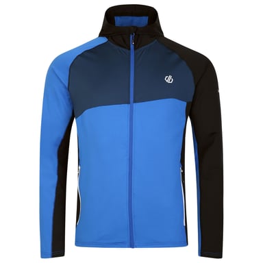 Dare 2B Mens Touring Hooded Stretch Full Zip Jacket (Olympian Blue/Moonlight Denim)
