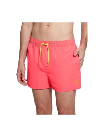 Guess men's swimsuit with neon patch