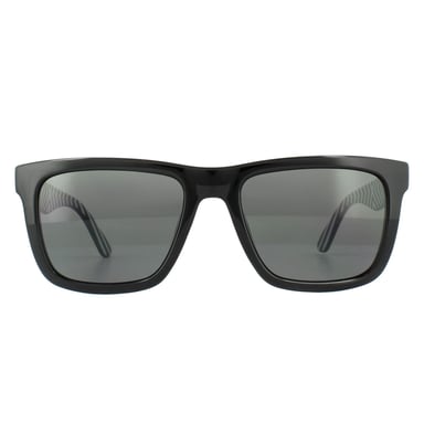Lacoste Rectangle Mens Black Grey Sunglasses