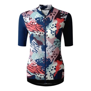 Dare 2B Womens/Ladies AEP Stimulus III Animal Print Jersey (Navy/Multicoloured)