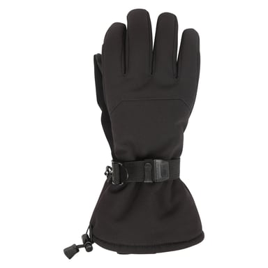 Mountain Warehouse Mens Extreme Waterproof Softshell Ski Gloves (Black)
