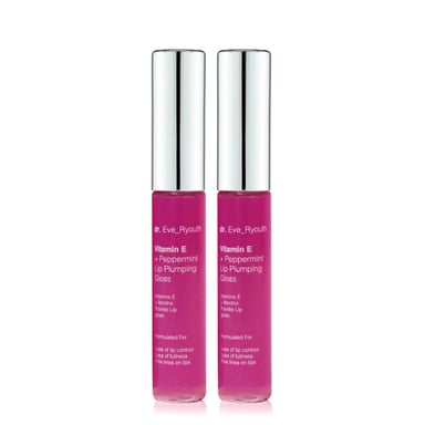 2 x Vitamine E en Pepermunt Lip Plumps 8ml