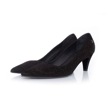 suede kitten heel