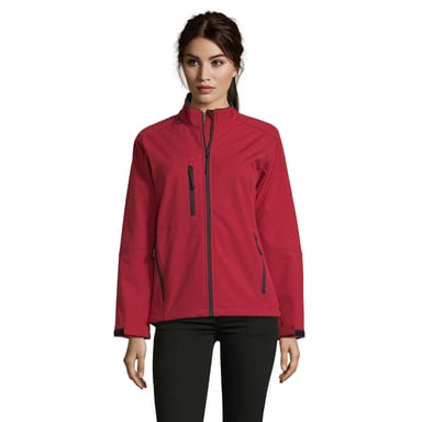 SOLS Womens/Ladies Roxy Soft Shell Jacket (Pepper Red)