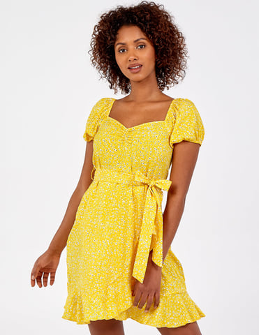BEATRICE - Puff Sleeve Mini Dress