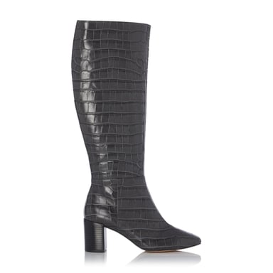 Dune Ladies SAFFIA Knee High Block Heel Boots