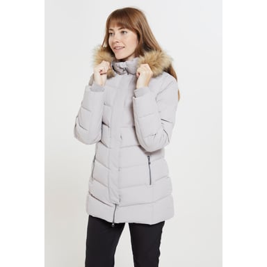 Mountain Warehouse Womens/Ladies Isla II Long Down Jacket (Beige)
