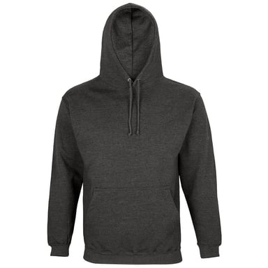 SOLS Unisex Adult Condor Hoodie (Charcoal Melange)