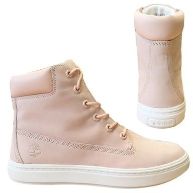 Timberland Londyn Chukka Lace Up Trainers Roze Leer Vrouwen Laarzen A1PBD X31A