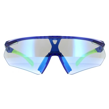 Adidas Shield Mens Frosted Blue Vario Mirror Blue Photochromic SP0027