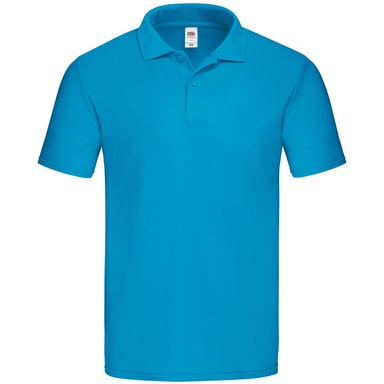 Fruit Of The Loom Mens Original Polo Shirt (Azure Blue)
