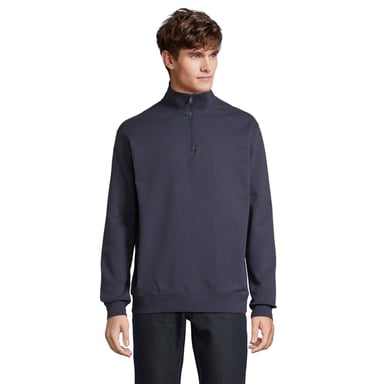 SOLS Unisex vuxen Conrad tröja med kvarts dragkedja (Franska flottan)