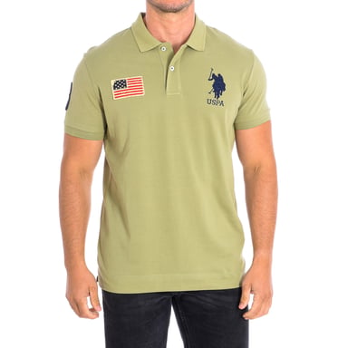 JARE Short Sleeve Polo with contrasting lapel collar 64777 man