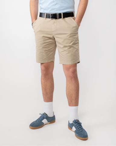 Paul Smith Mens Cotton-Twill Broad Stripe Zebra Logo Chino Shorts