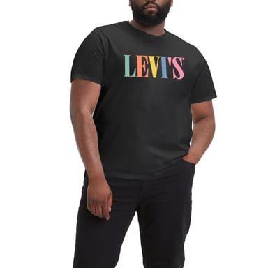Men's Levis B&T Big Graphic T-Shirt in Black