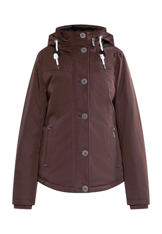 ICEBOUND Winter jacket women dark brown
