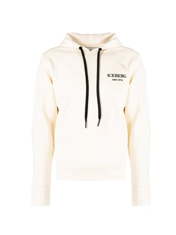 Iceberg Sweatshirt Hoodie Men's Beige