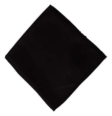 Dolce & Gabbana Men's Black 100% Silk Square Handkerchief Scarf