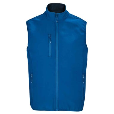 SOLS Mens Falcon Softshell Zipped Body Warmer (Royal Blue)