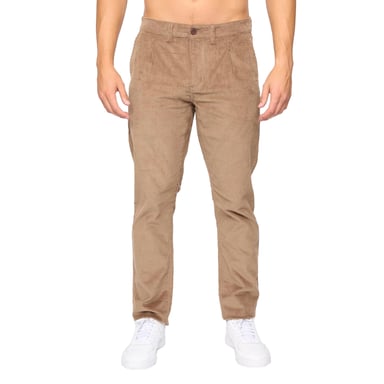 Crosshatch Mens Cordout lösa byxor (Biscuit)
