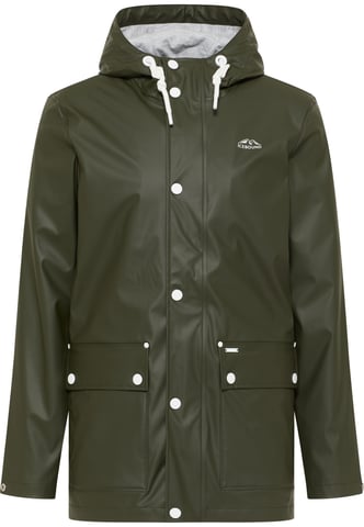 ICEBOUND rain jacket Men dark olive
