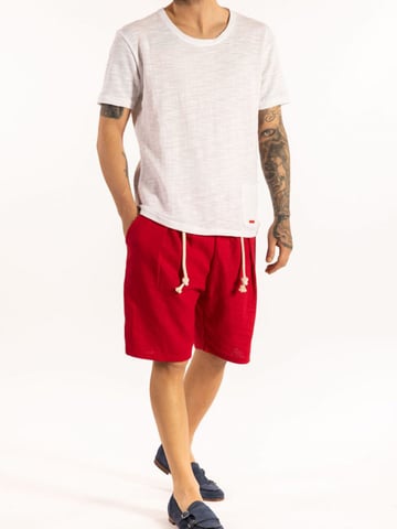 Takeshy Kurosawa Shorts Lino Men's Red