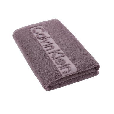 Calvin Klein Sculpted Logo Bath Towel - Hyacinth