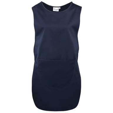 Premier Ladies/Womens Long Length Pocket Tabard (Pack of 2) (Navy)
