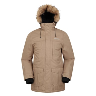 Mountain Warehouse Mens Gorge II Long Jacket (Stone)