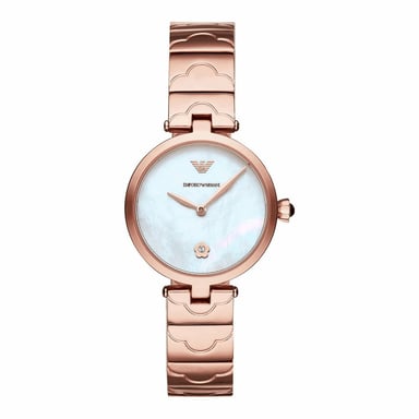 Emporio Armani Ladies Watch Quartz rose gold