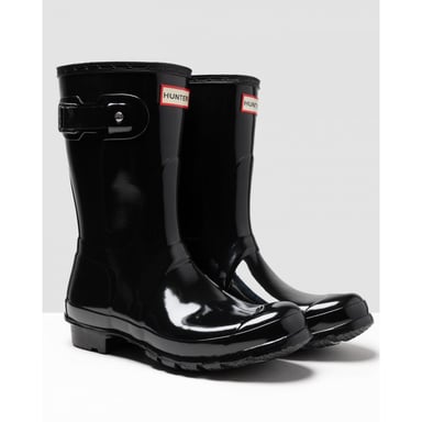 Originele Korte Glans Dames Wellingtons