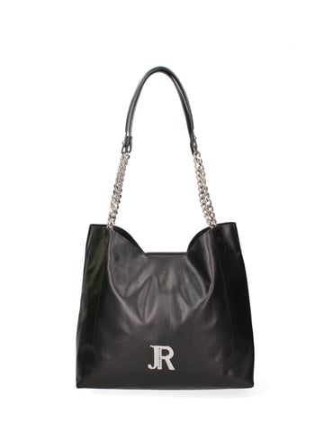 John Richmond Shoulder Bag Women BLACK AND SILVER