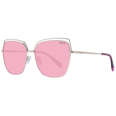 Polaroid Square Womens Gold Copper Pink Polarized PLD 4093/S