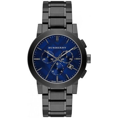 Burberry BU9365 Chronograaf The City Gun Metal Herenhorloge